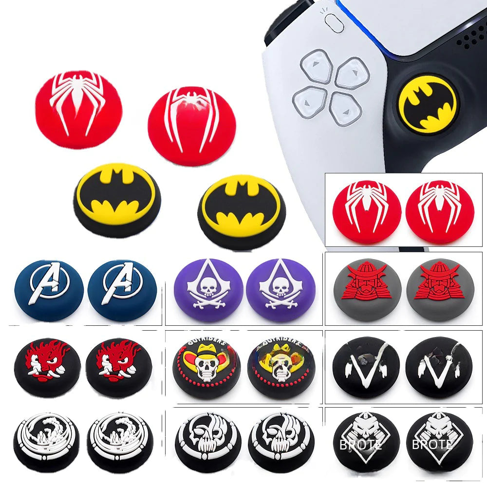 Silicone Joystick Caps for PS4, PS5, and Xbox Controllers